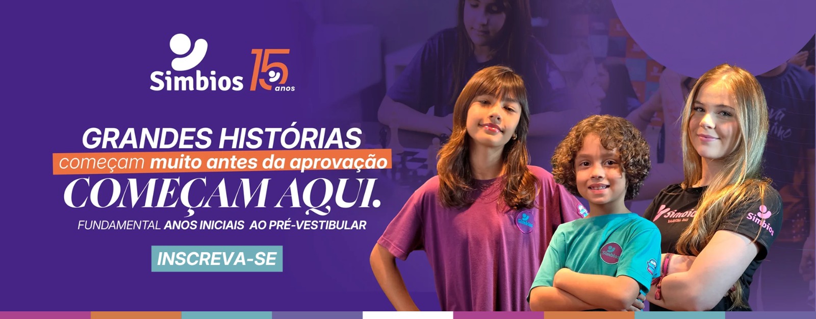 Matrículas Abertas 2027 - Grandes histórias começam aqui